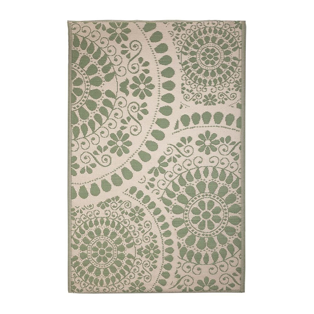 Rivanto Outdoorteppich, Gartenteppich Spitzenkreise 121x182 cm günstig online kaufen