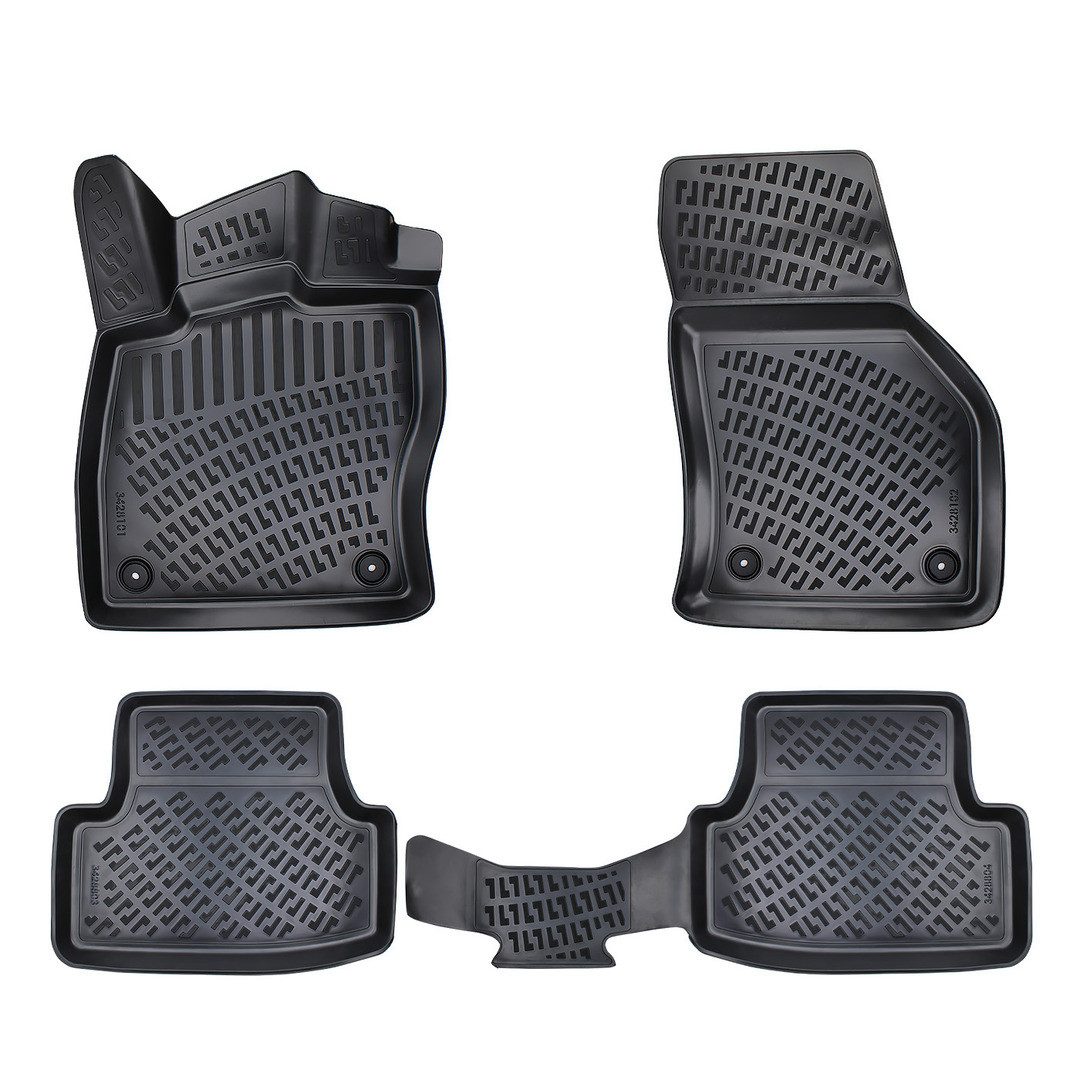 fussmattenprofi.com Auto-Fußmatte 3D Auto Fussmatten Set passend für VW e-Golf Elektro Baujahr ab 2014 (1 St), für Volkswagen Volkswagen e-Golf