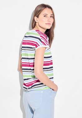 Cecil T-Shirt mit mehrfarbigen Streifen