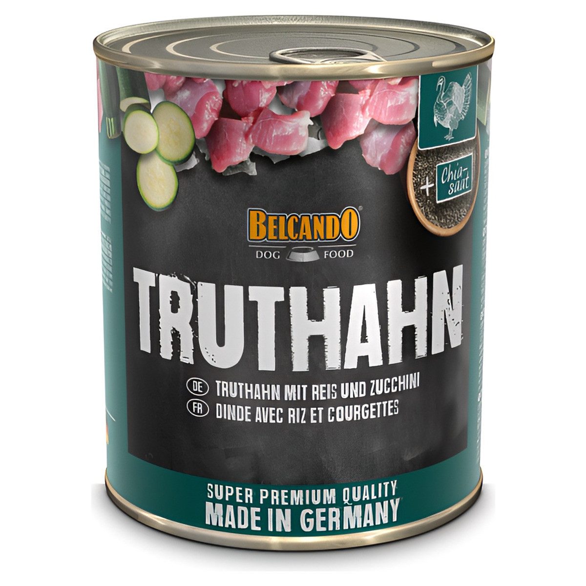Belcando Truthahn mit Reis und Zucchini 800 g, Nassfutter für: Hund
