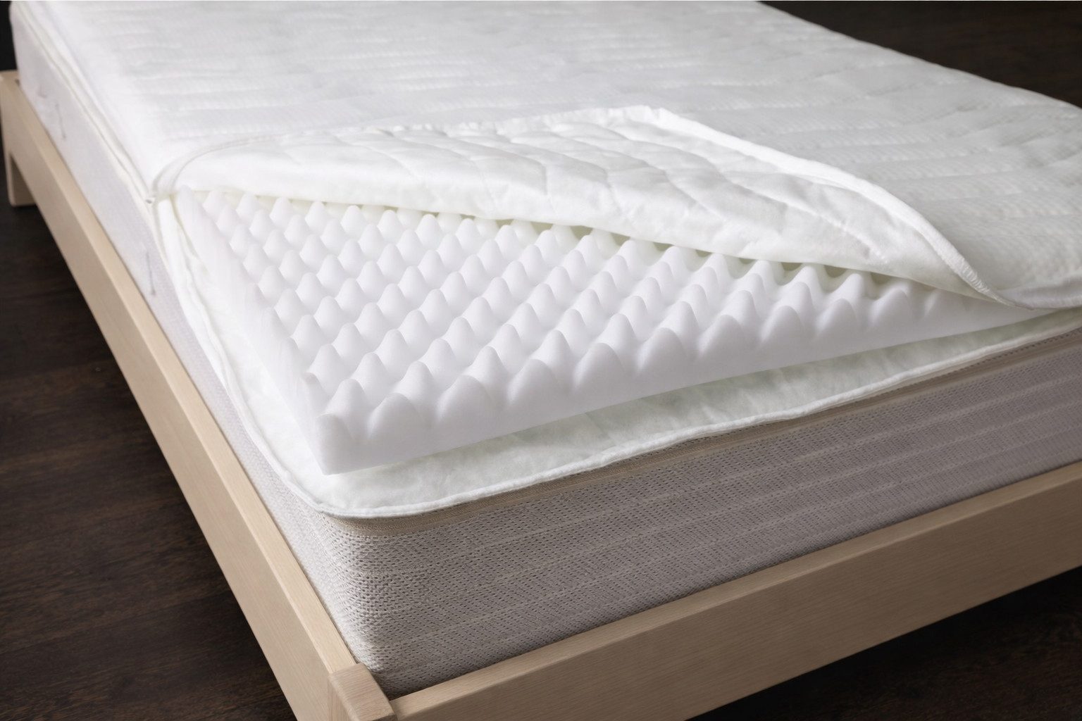 Matratzen Perfekt, Topper Kaltschaum Topper, Höhe 4cm abnehmbarer Bezug, 4 cm hoch, Kaltschaum, Kaltschaum Matratzenauflage für rückenschonendes Liegen