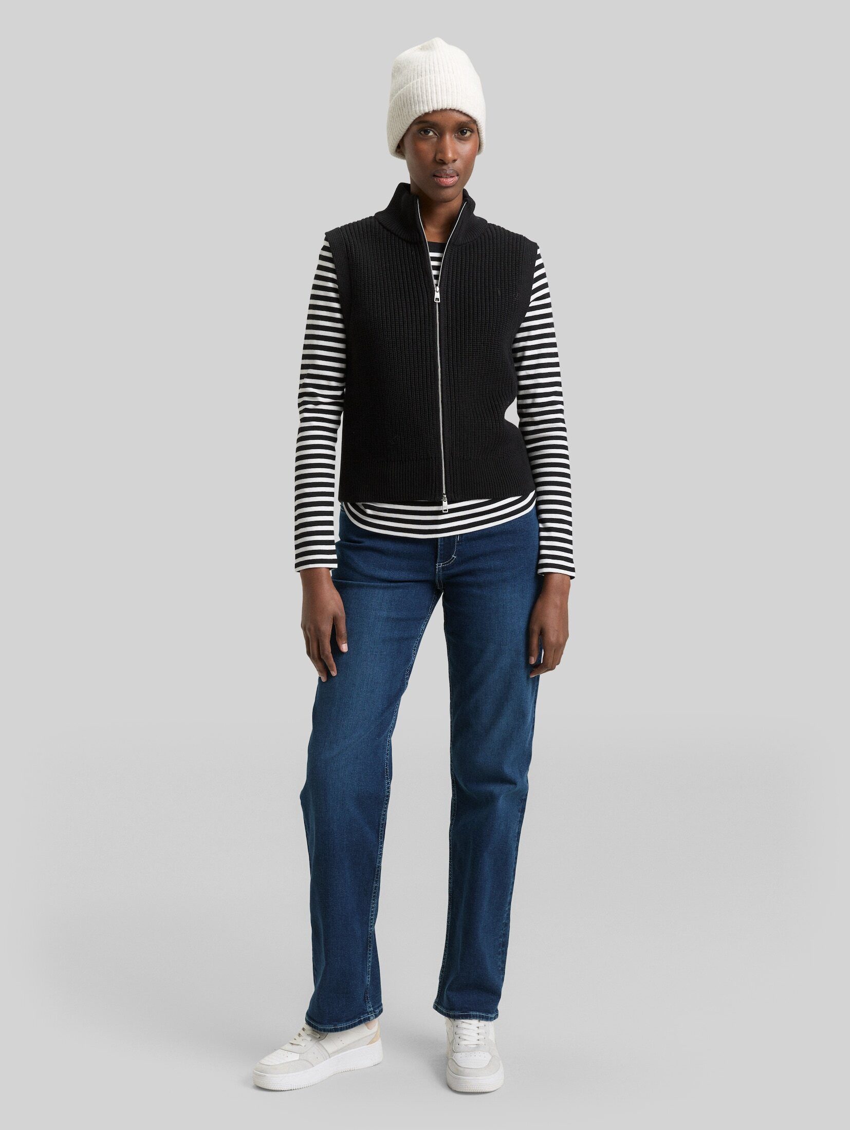 TOM TAILOR Denim Straight-Jeans Jeanshosen TTELLA STRAIGHT Jeans