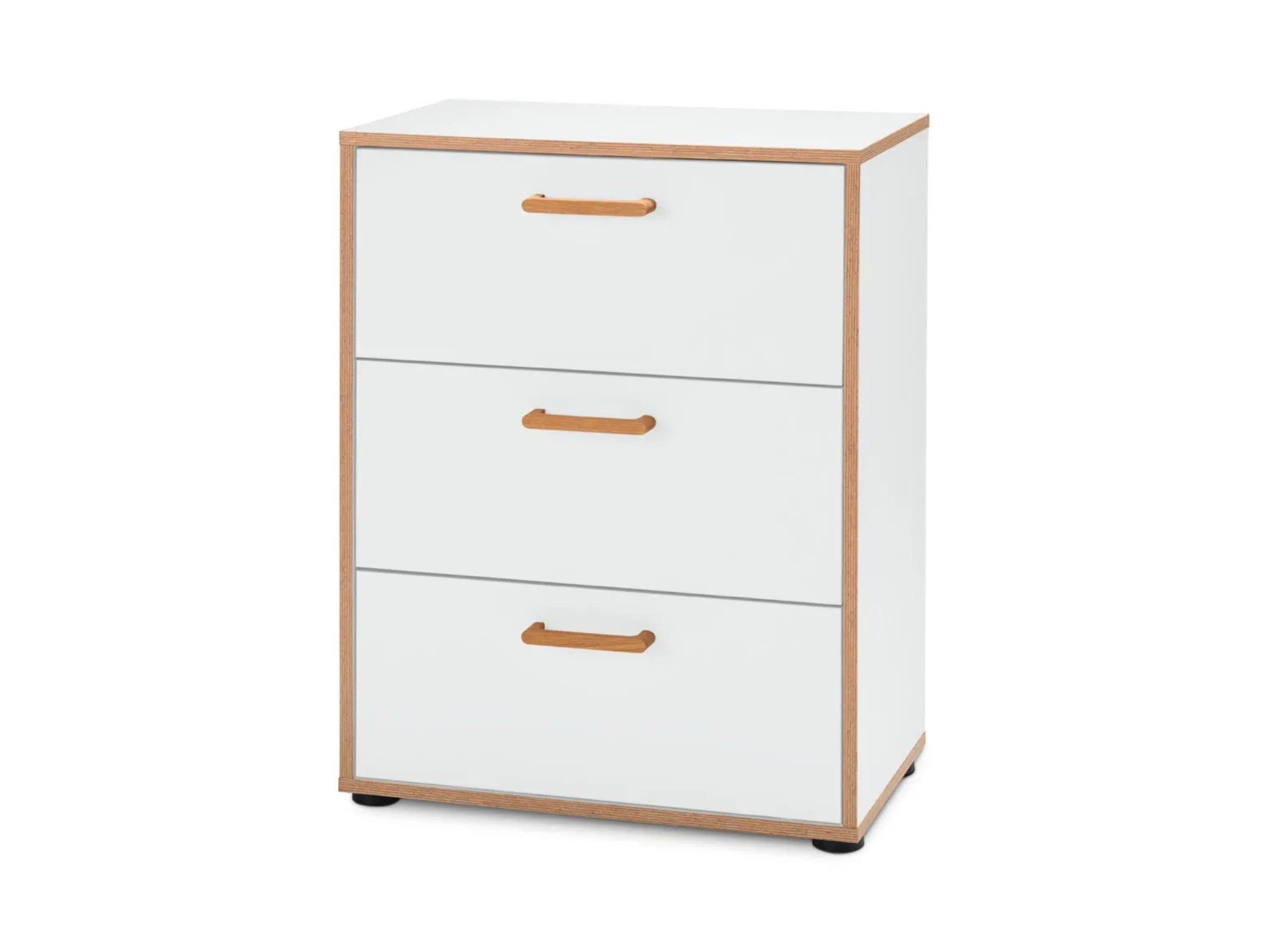 moebel-dich-auf Schubkastenkommode VERONA (in weiß mit Furnierkanten), Breite 60 cm