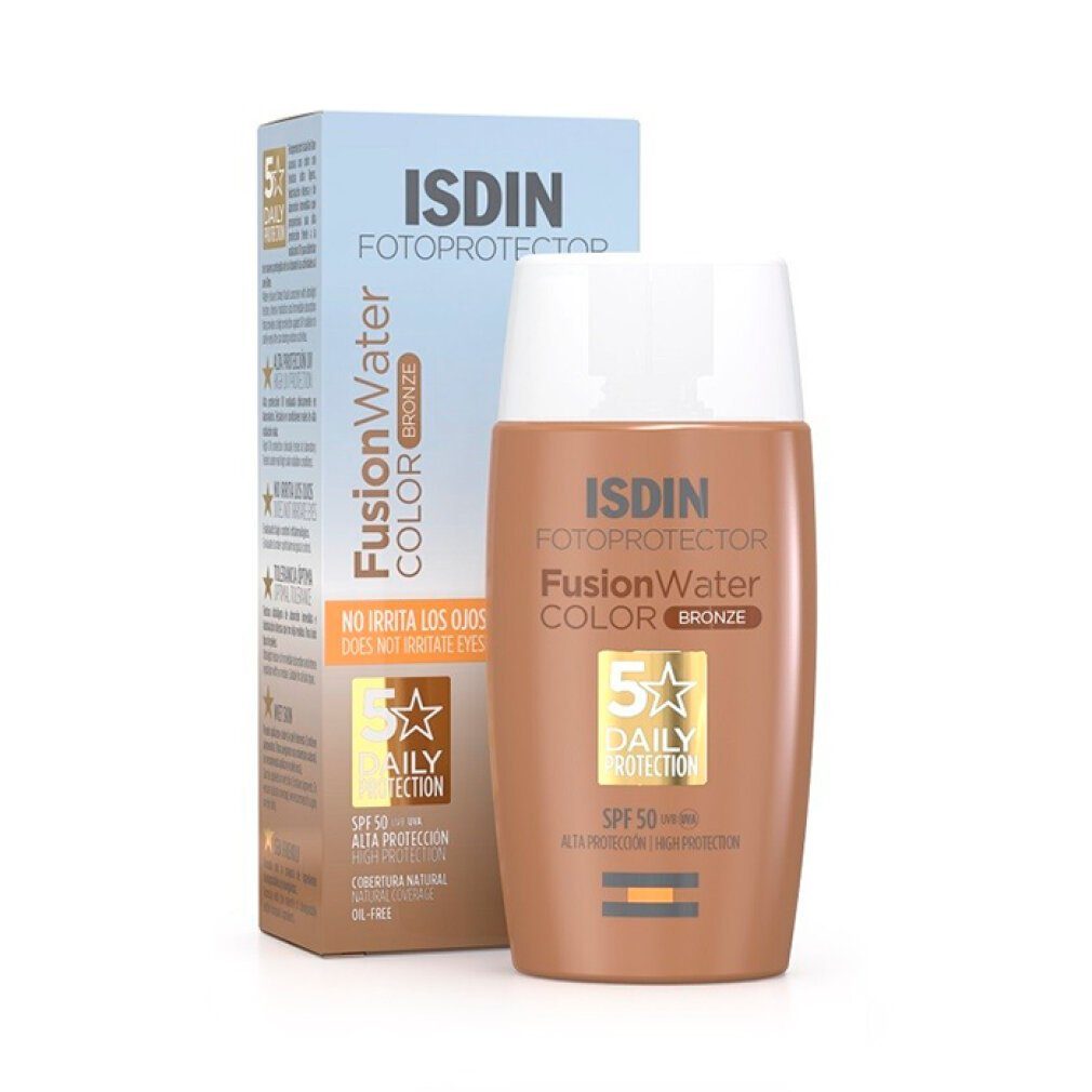 Isdin Sonnenschutzcreme FOTOPROTECTOR fusion water color SPF50 #bronce 50ml