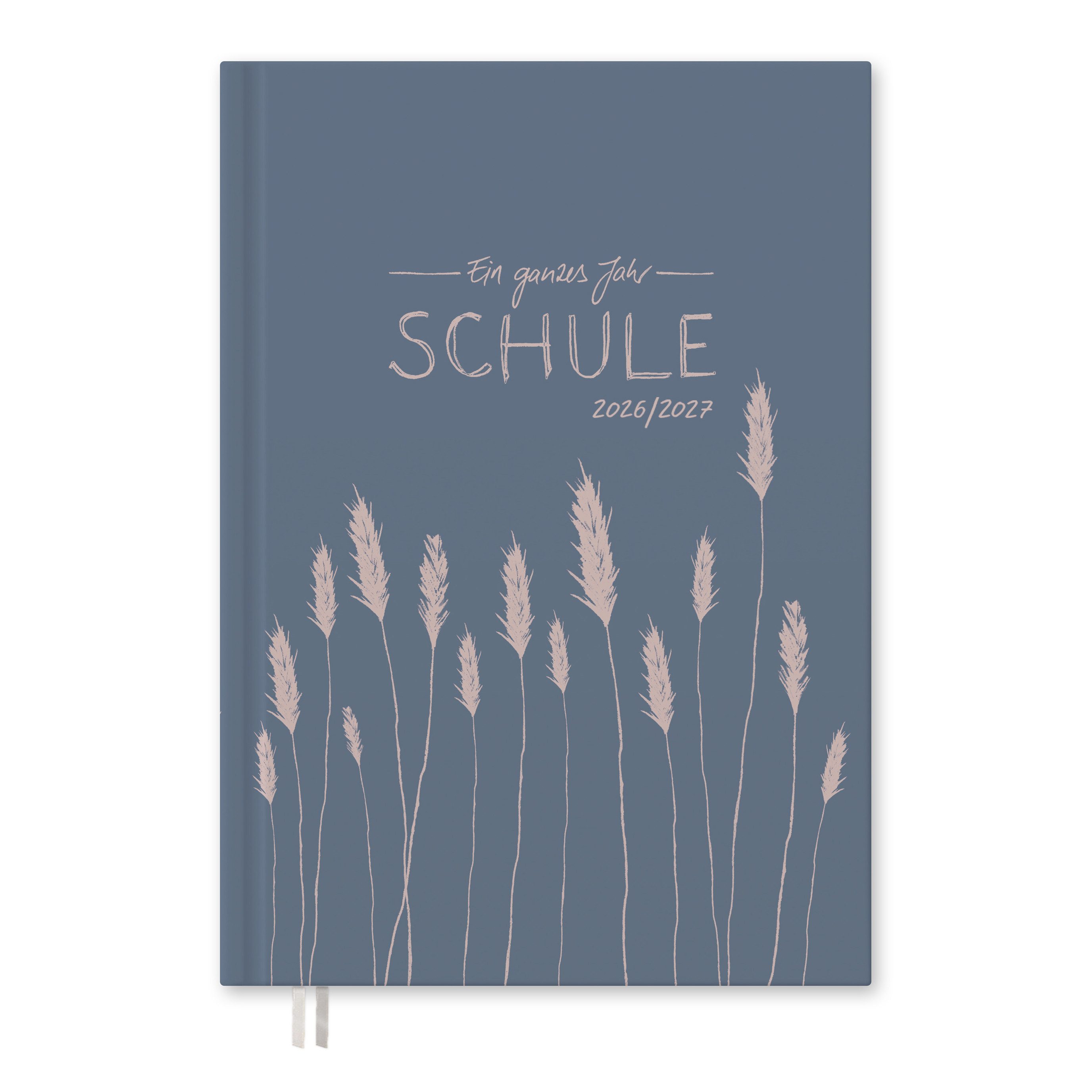 Eine der Guten Verlag Lehrerkalender Lehrerplaner 2026 2027 - A4, blau rosa, 1 Doppelseite / Woche, Schuljahr 26/27, 224 S. Hardcover, klimaneutral