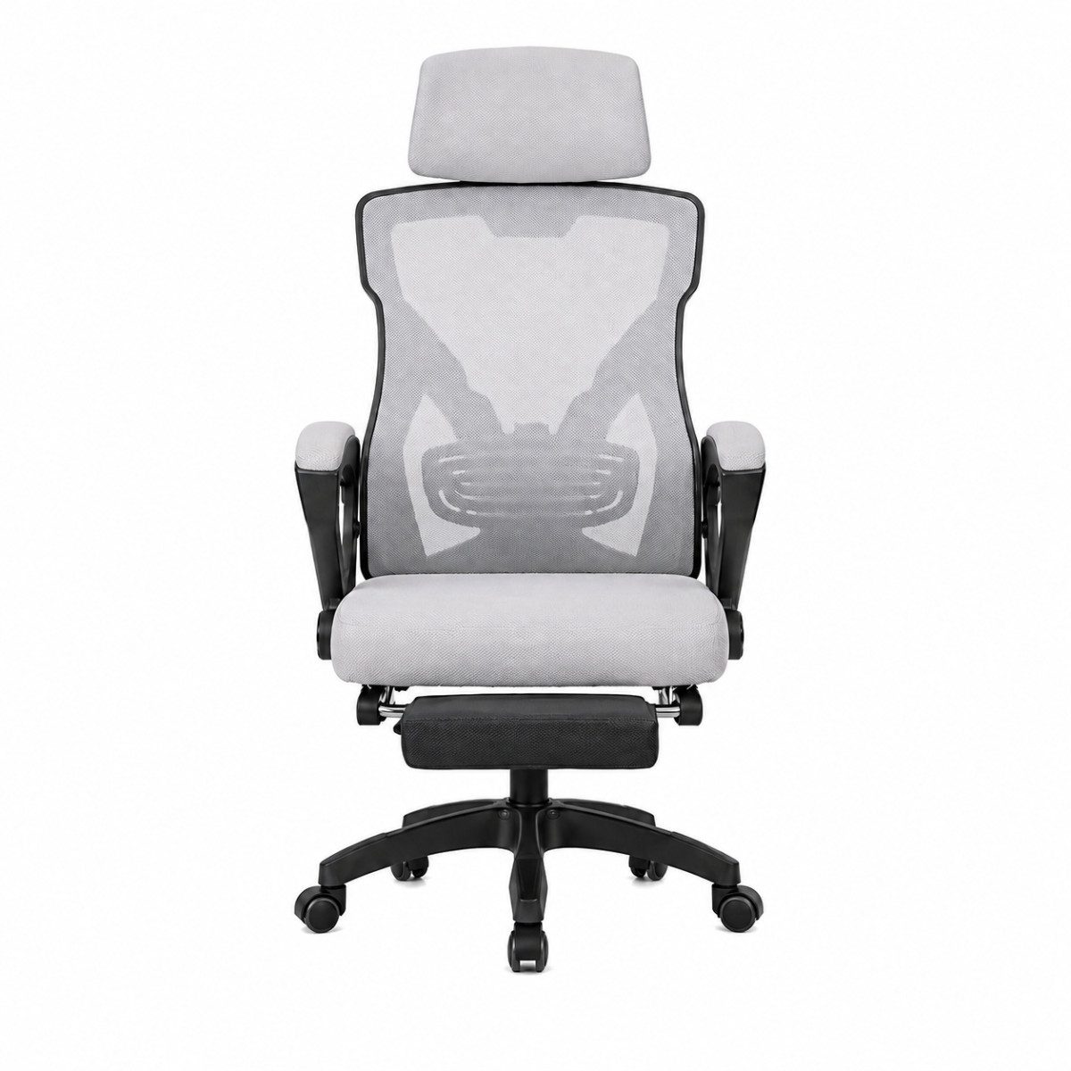 Platinet Bürostuhl VGCNX, Mesh-Rücken, Fußstütze, Kopfstütze, Lendenstütze