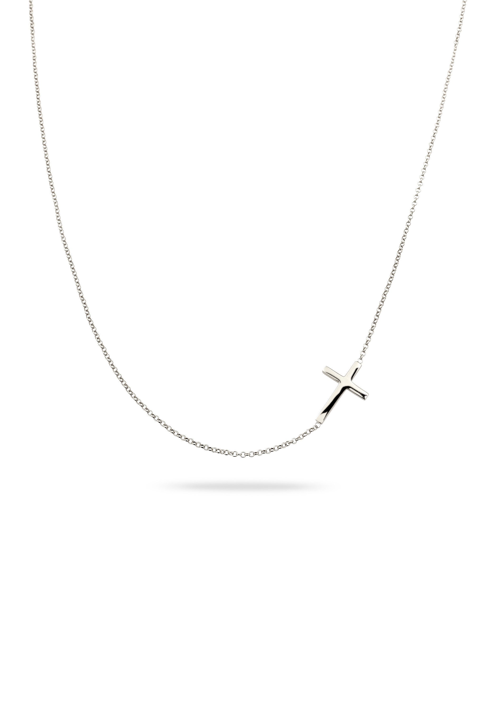 Kette mit Anhänger Kreuz Basic 925 Sterling Silber