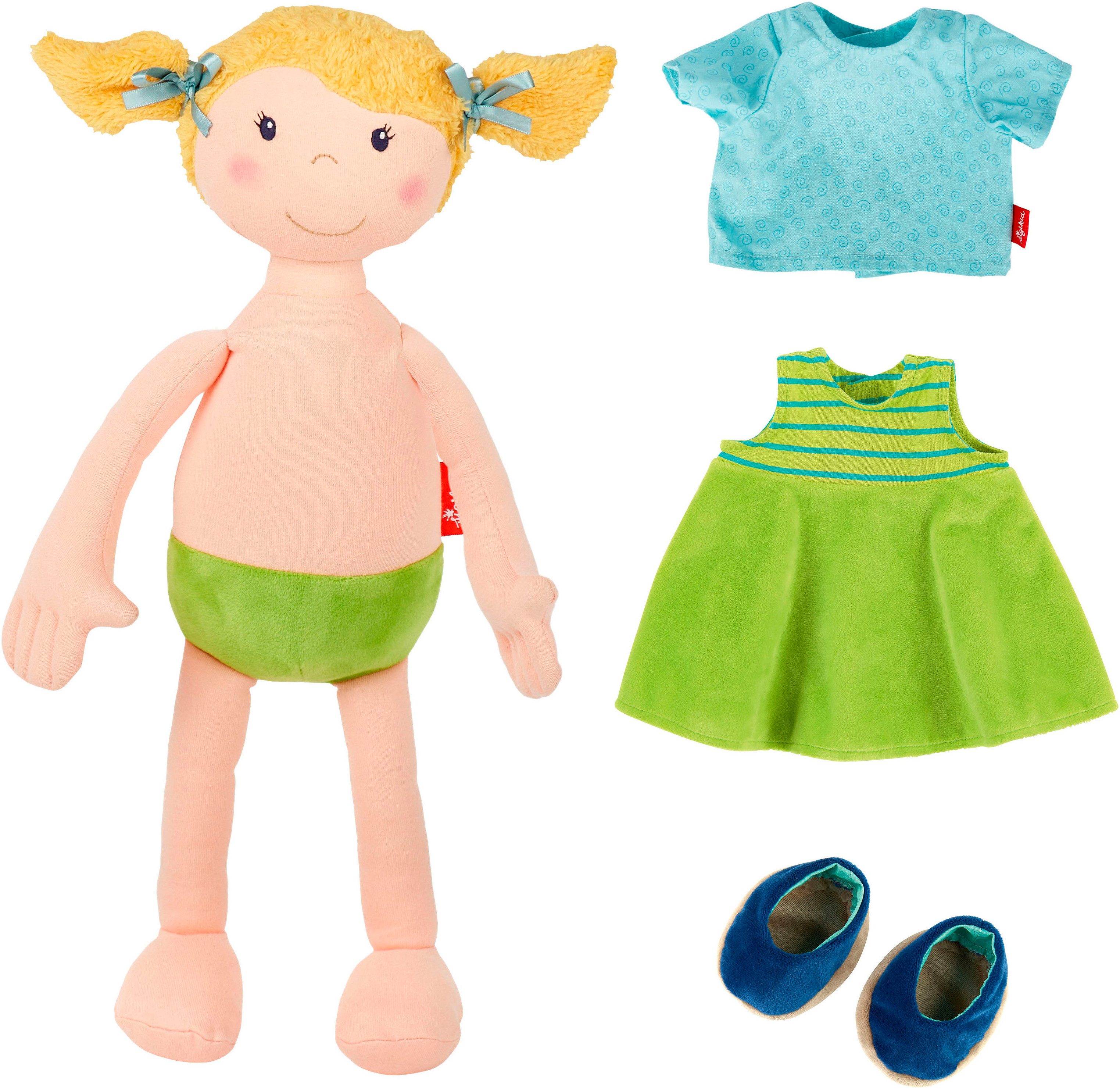 Sigikid Stoffpuppe Quendy, türkis/grün, Anziehpuppe »Quendy, türkis/grün«