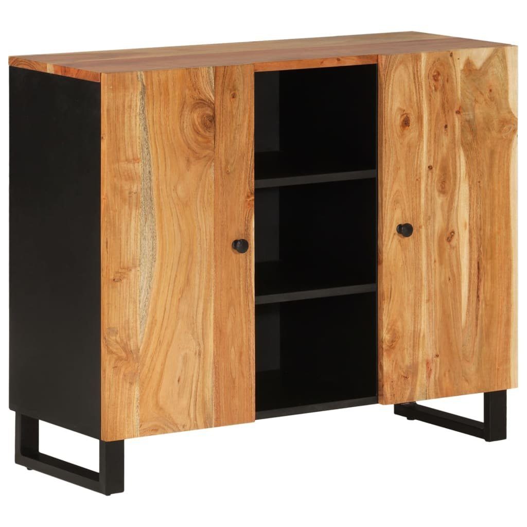 vidaXL Sideboard Sideboard mit 2 Türen 90x33x75 cm Massivholz (1 St)