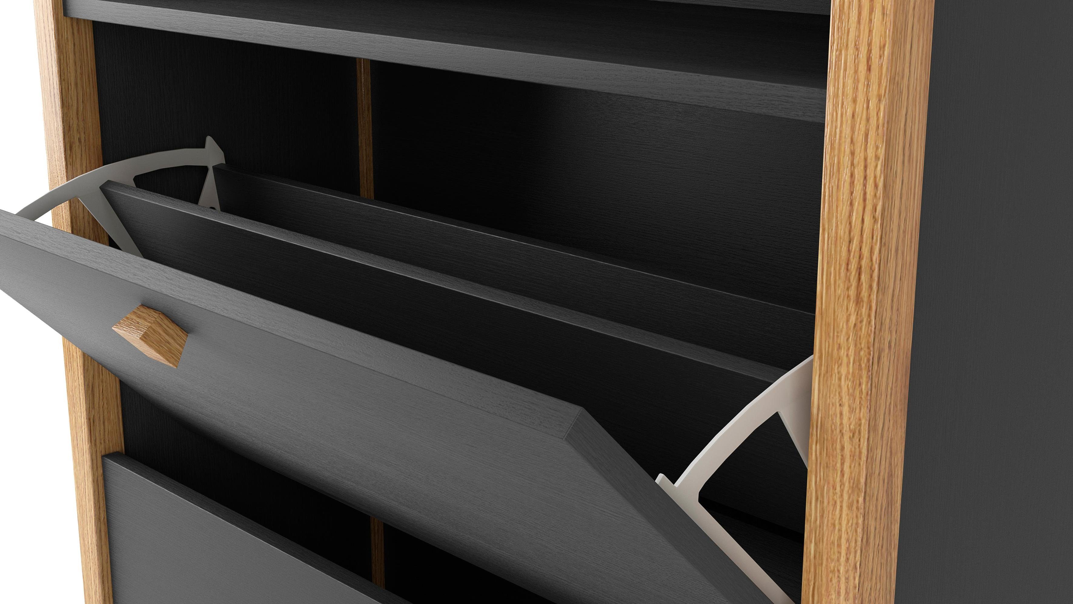 Woodman Schuhbank Charis, im skandinavian Design, Holzfurnier aus Eiche, FSC®-zertifiziert