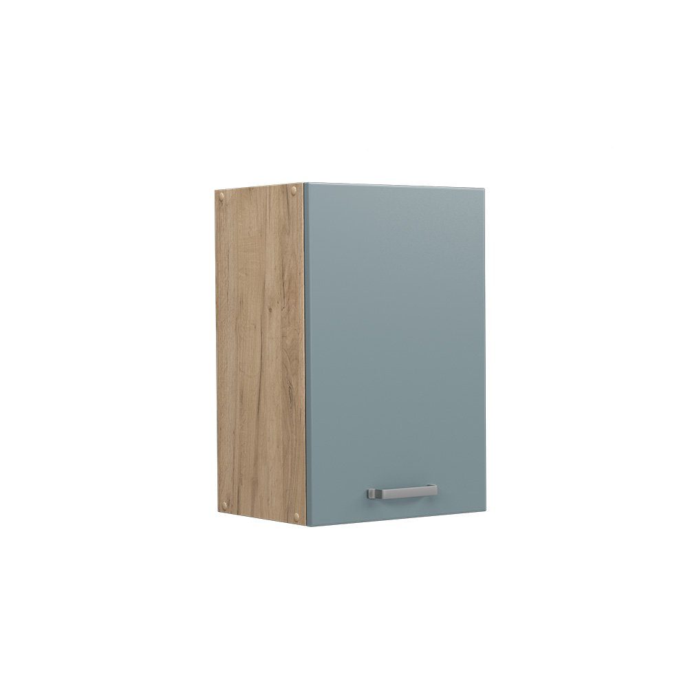 Vicco Hängeschrank R-Line, Blau-Grau/Goldkraft Eiche, 40 günstig online kaufen