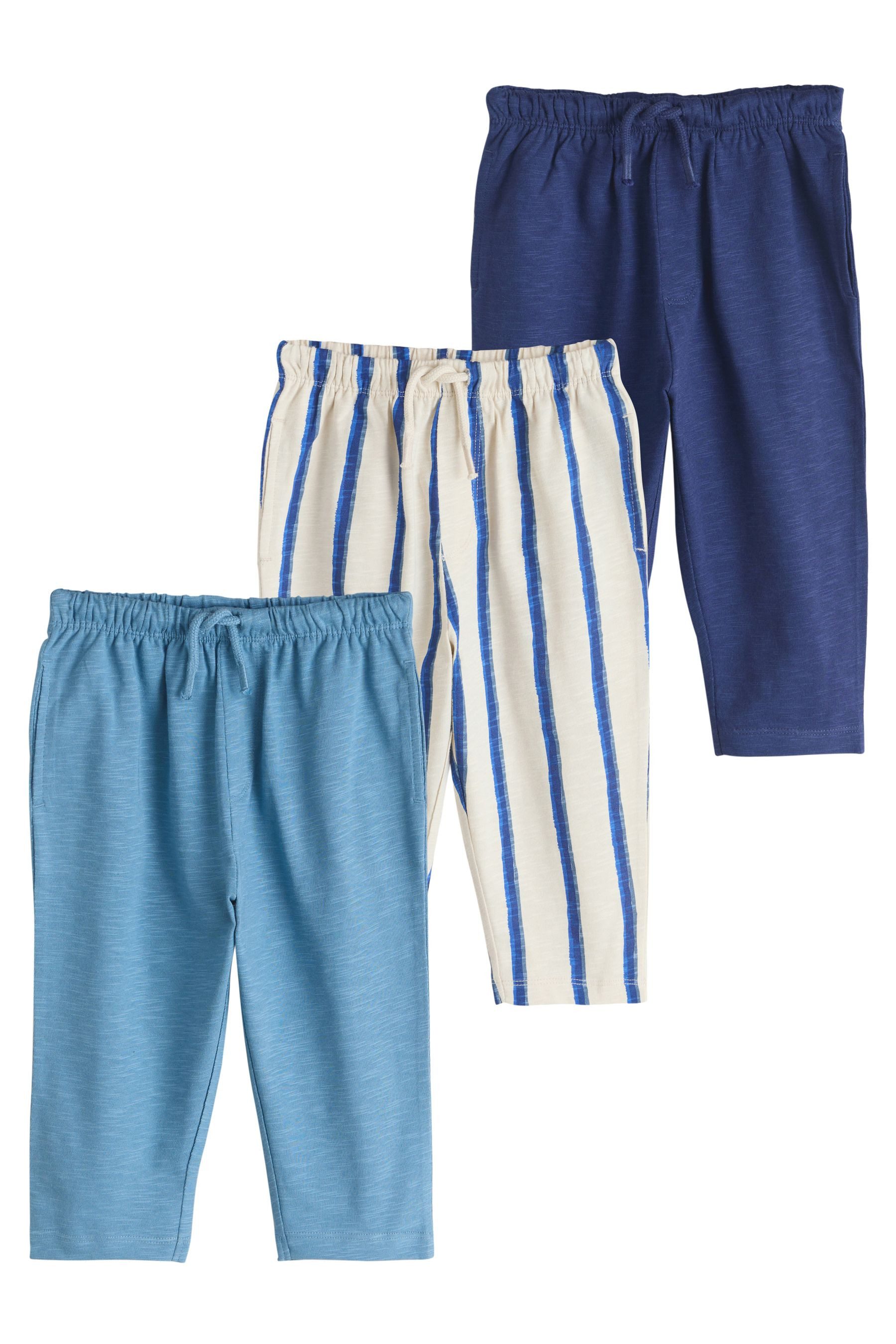 Next Jogginghose Gestreifte Jogginghosen, 3er-Pack (3-tlg)
