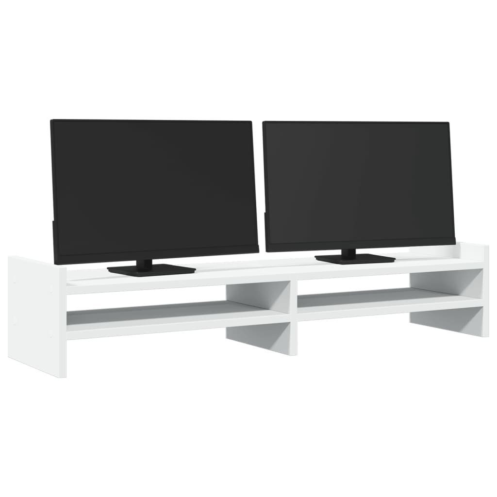 vidaXL Computertisch Monitorständer Weiß 100x27x20 cm günstig online kaufen