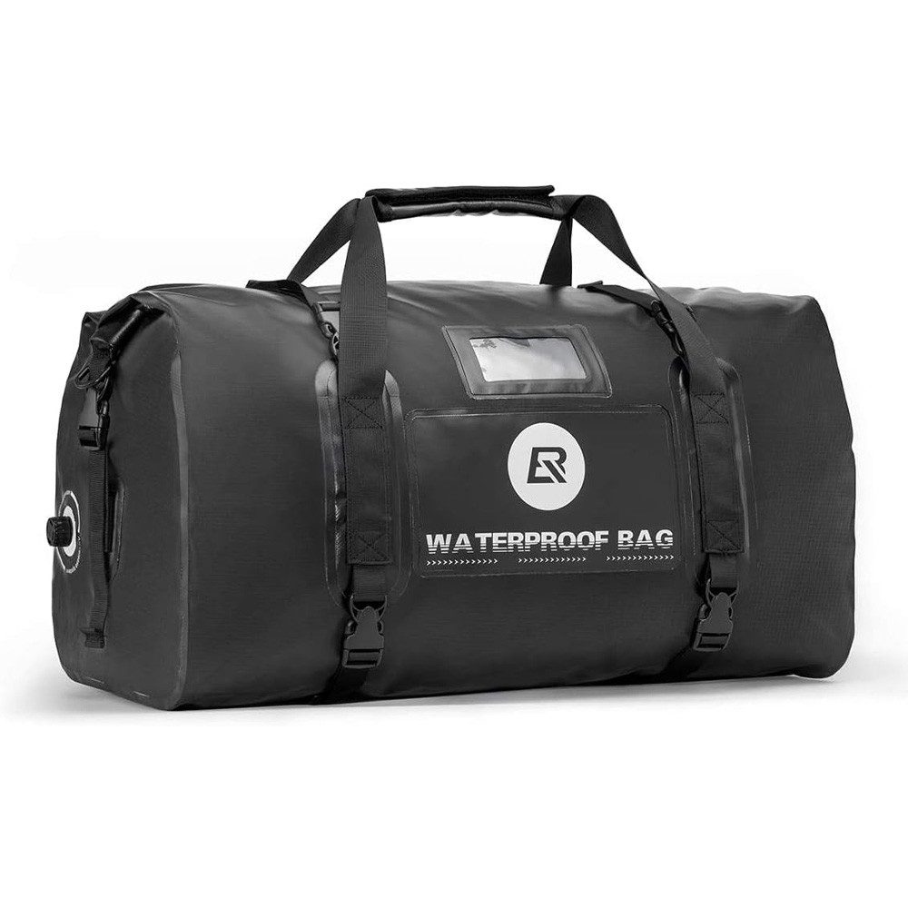 ROCKBROS Reisetasche Motorradtasche Gepäckrolle Sporttasche (Spar-Set, 1-tlg., 55 l wasserdicht), wasserdicht, 55 l, Rollverschluss, Schultergurt