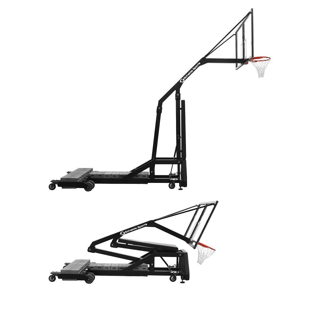 Schelde Basketballständer Basketballanlage 3x3 Street Slammer, Fahrbare Anlage für 3x3-Events, Vereine, Schulen und Co.