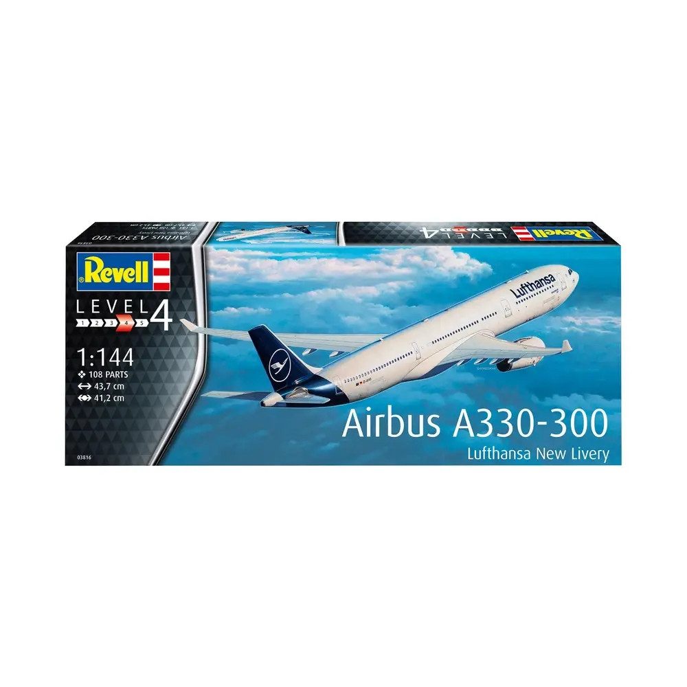 Revell® Modellflugzeug Airbus A330-300 - Lufthansa New Livery, Revell Modellbausatz