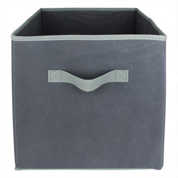 Koopman Aufbewahrungsbox Set Faltbox 30x30x30cm Körbe Kiste Organizer (2 St), Ordnungsboxen Faltbar Aufbewahrungskiste Würfelbox Stoffbox