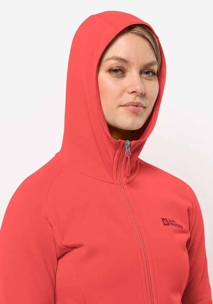 Jack Wolfskin Fleecejacke BAISELBERG HOODED FZ W