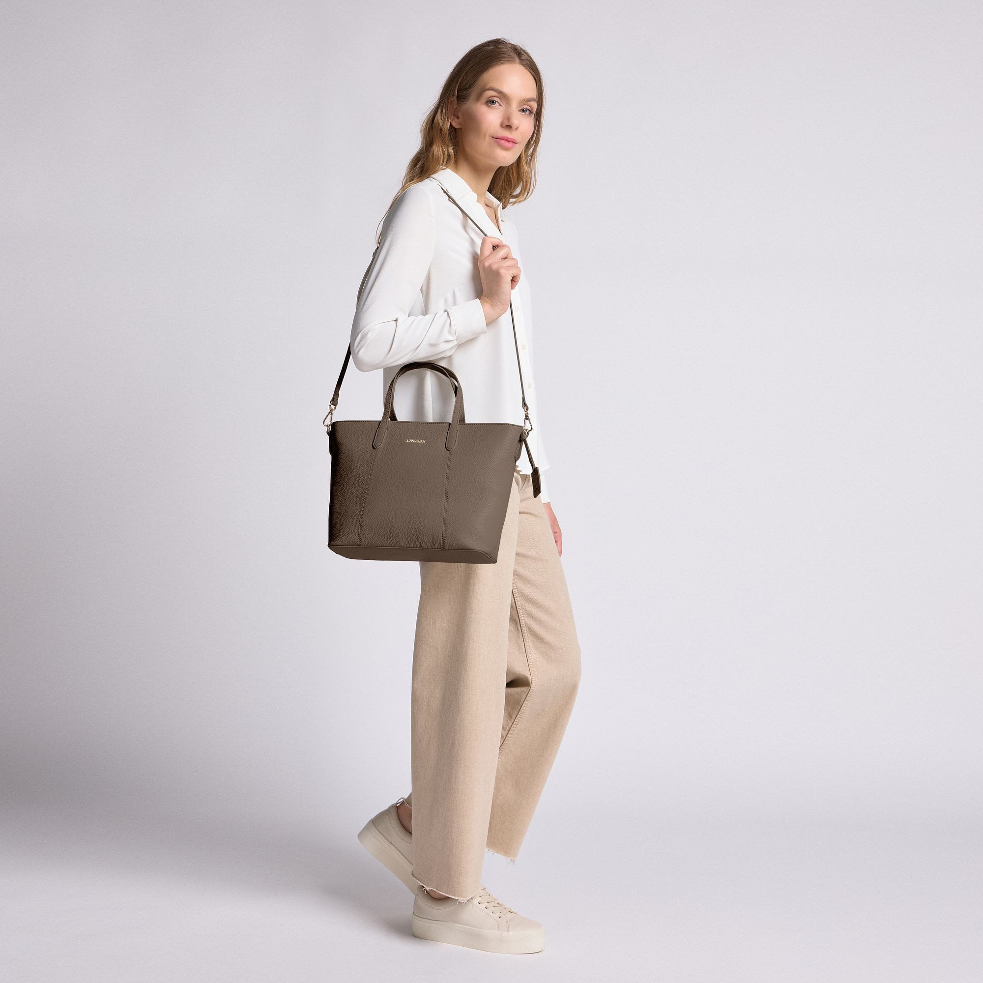 Lazarotti Shopper Bologna Leather, Leder
