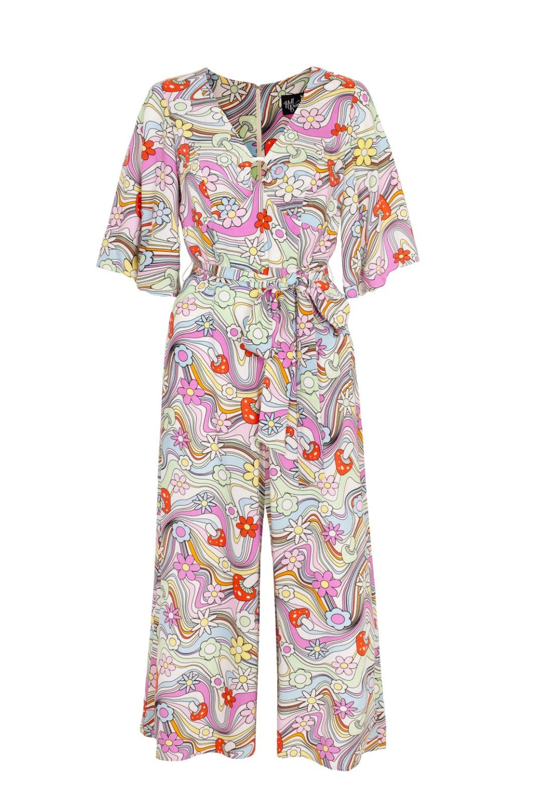 Hell Bunny Jumpsuit Happy daze Retro günstig online kaufen