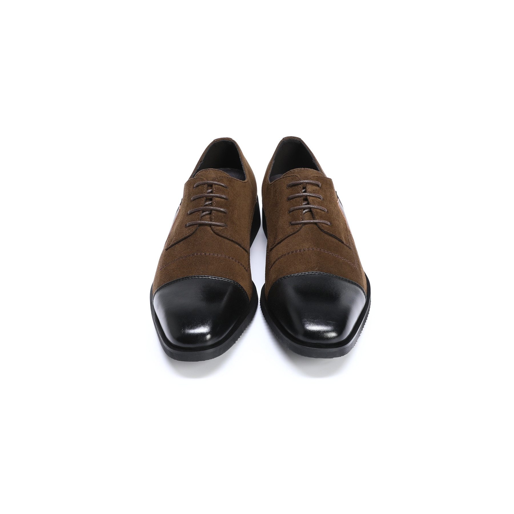 Allthemen Schnürschuh Herren Business-Casual Schnürschuhe mit dezenten Kontrastfarben