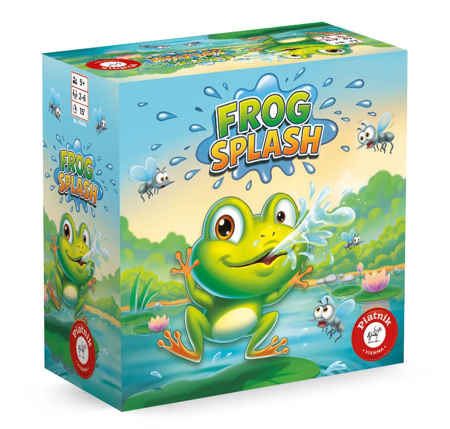 Piatnik Spiel Frog Splash Lustiges Kinderspiel & Geschicklichkeitsspiel