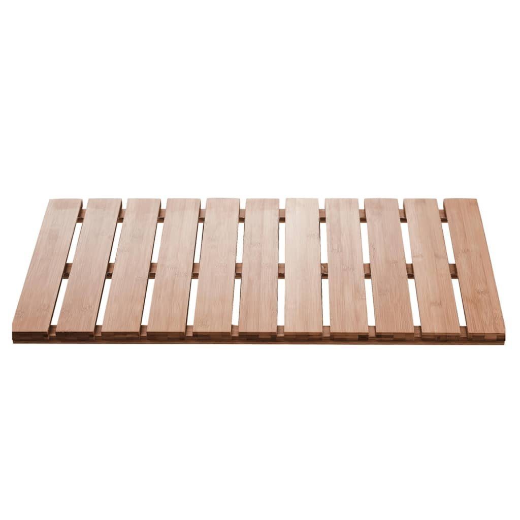 Badematte Holz-Badteppich Grating Nature 72 x 38 cm Ridder, Bambus