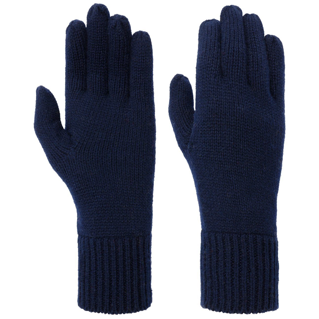 Handschuhe Seeberger Strickhandschuhe dunkelblau