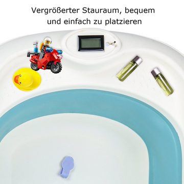 Clanmacy Babybadewanne Babywanne Baby Badewanne Kinder Babybadewanne Faltbare Babywannen