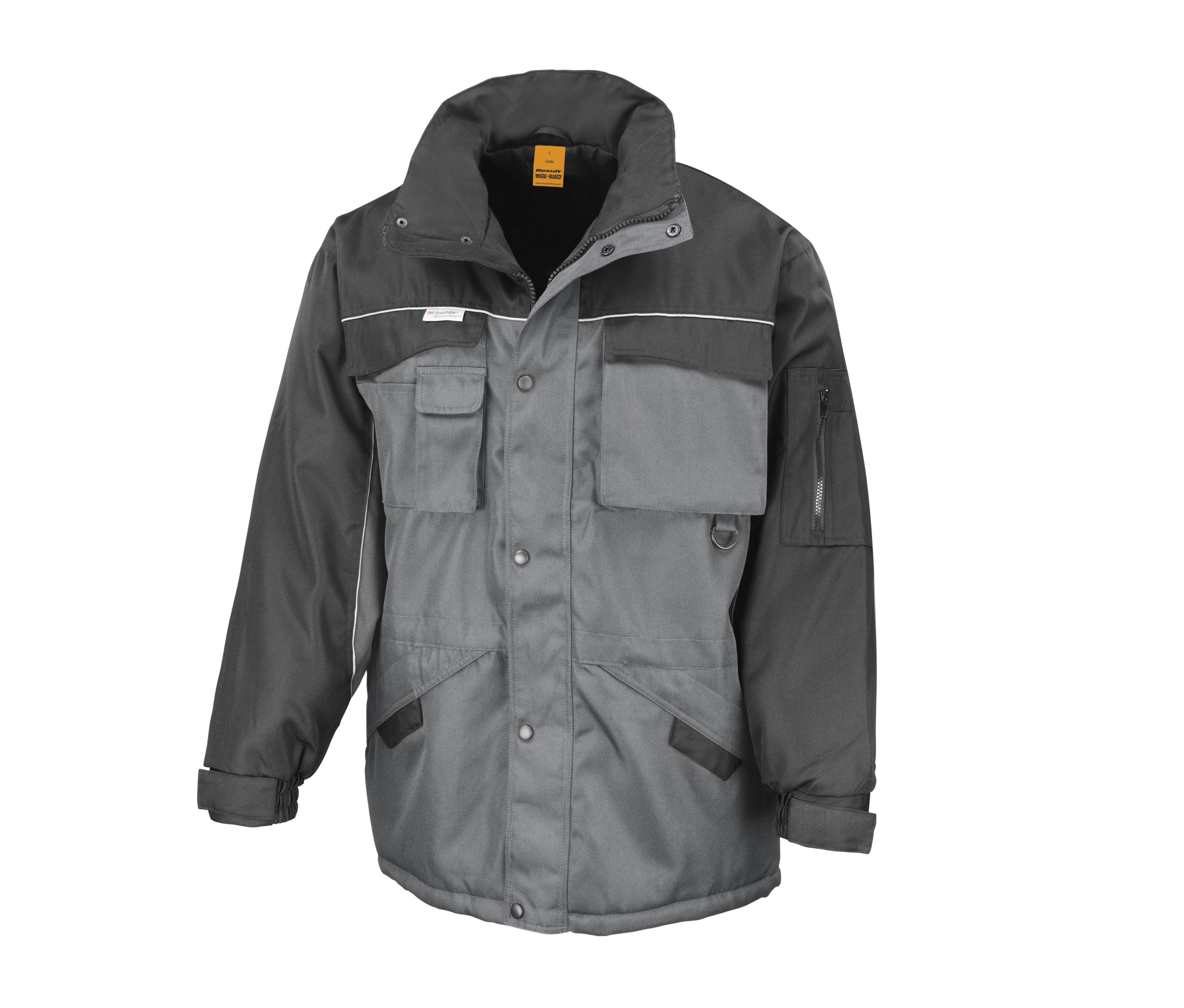 Result Parka Fleecegefütterte Arbeitsjacke wasserdicht