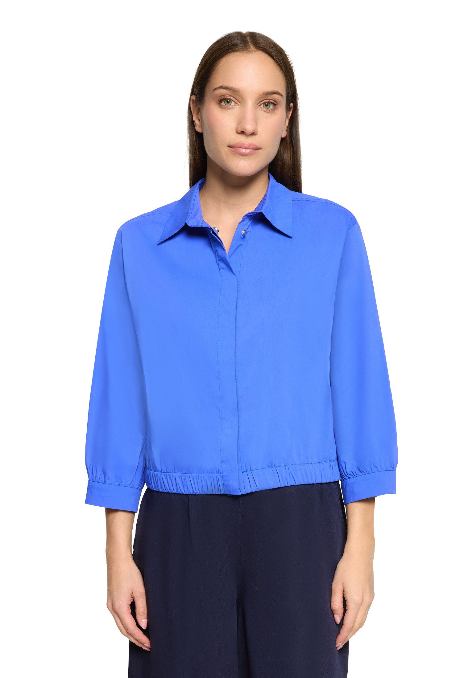 Klassische Bluse Damen mit Kragen