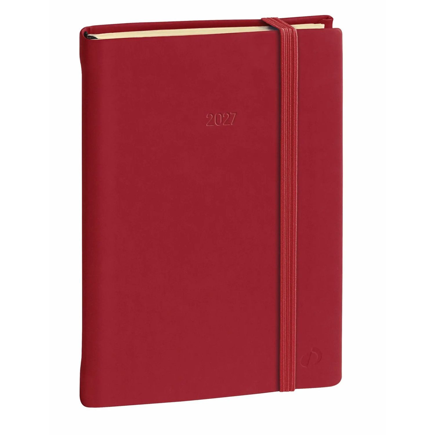 Quo Vadis Taschenkalender Daily 17 PREST vz ML Silk weinrot El 2027