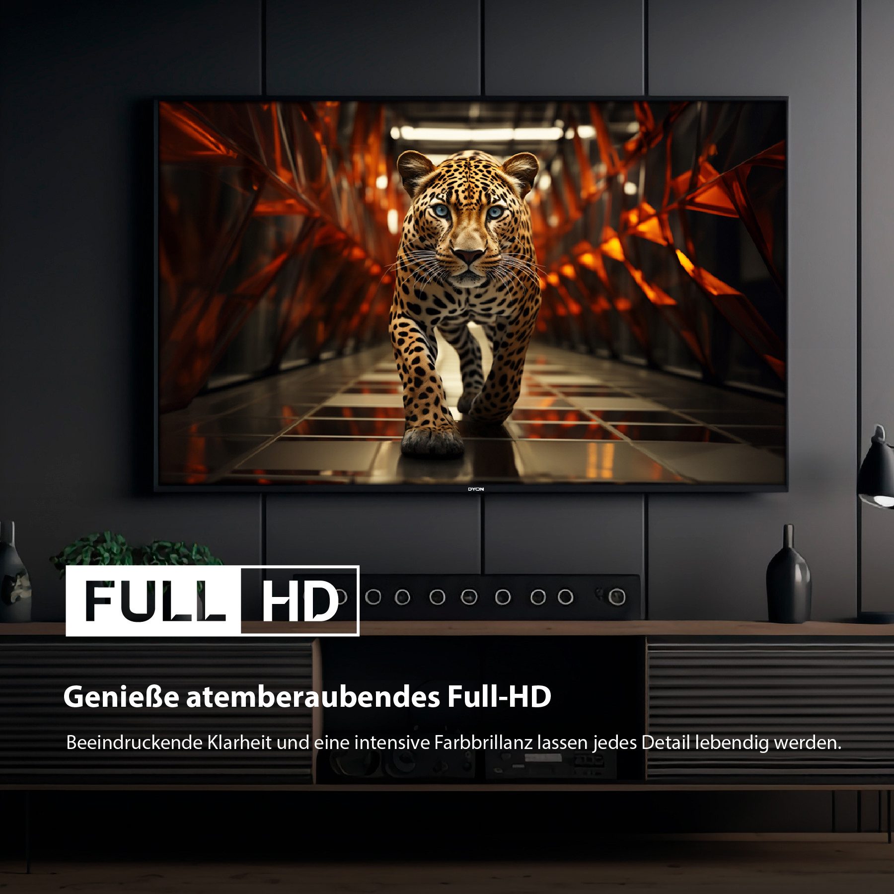 Dyon Ultimax 32F-TI LED-Fernseher (80 cm...
