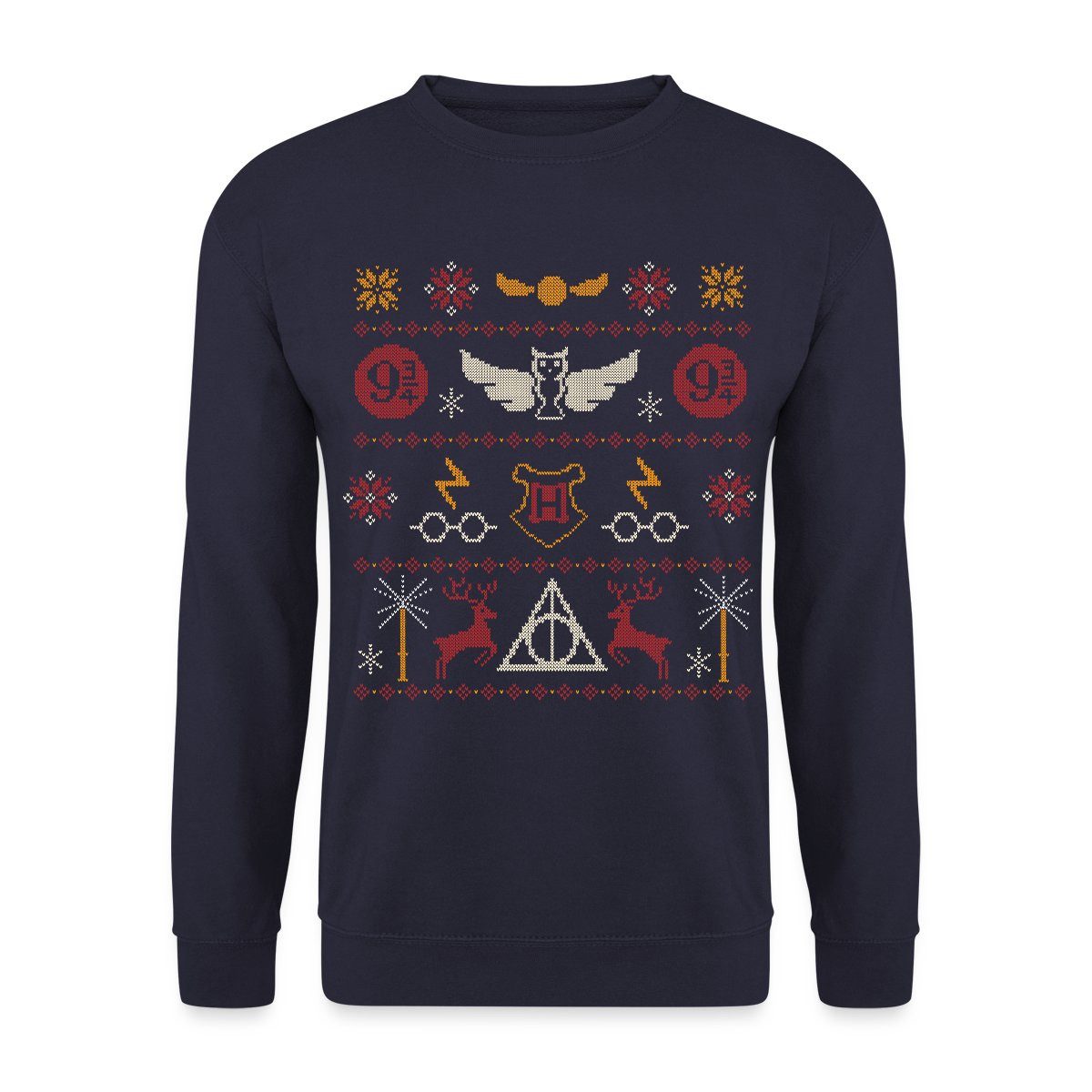 Sweatshirt Harry Potter Ugly Christmas Unisex Pullover