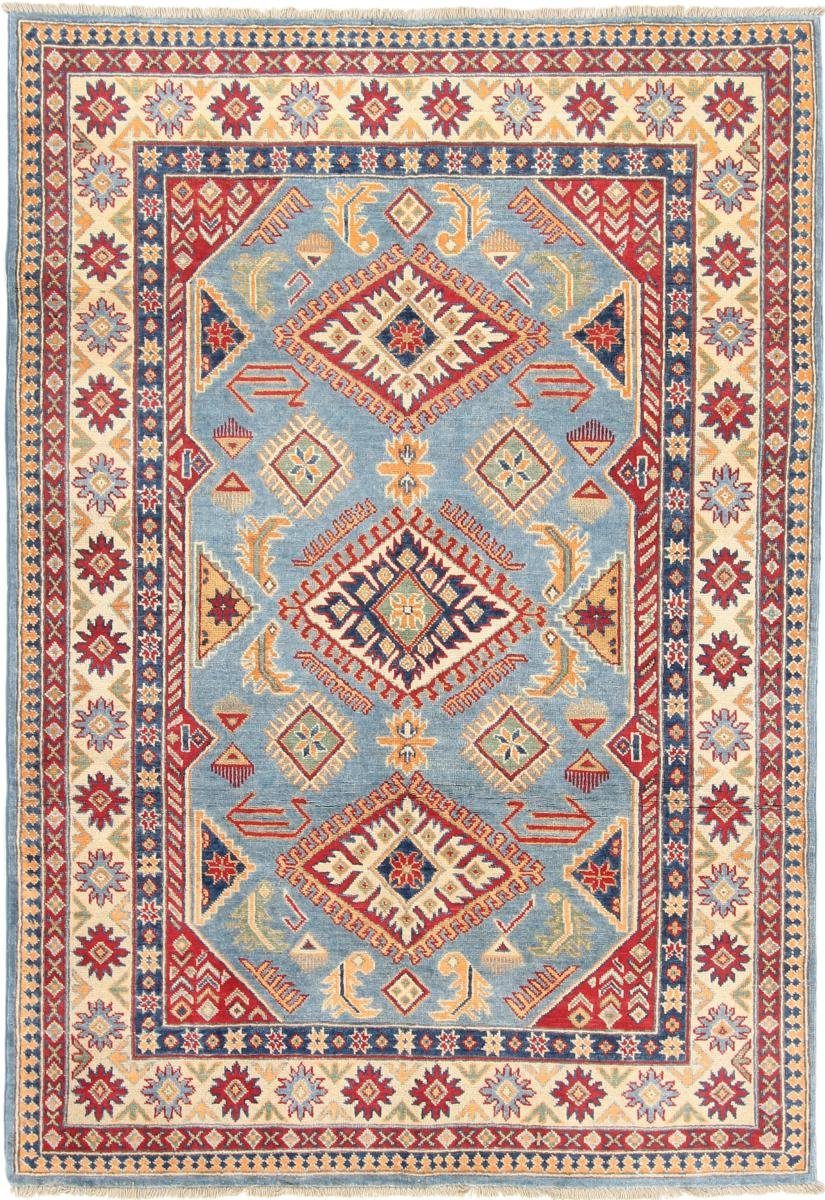 Orientteppich Kazak 155x222 Handgeknüpfter Orientteppich, Nain Trading, rechteckig, Höhe: 5 mm