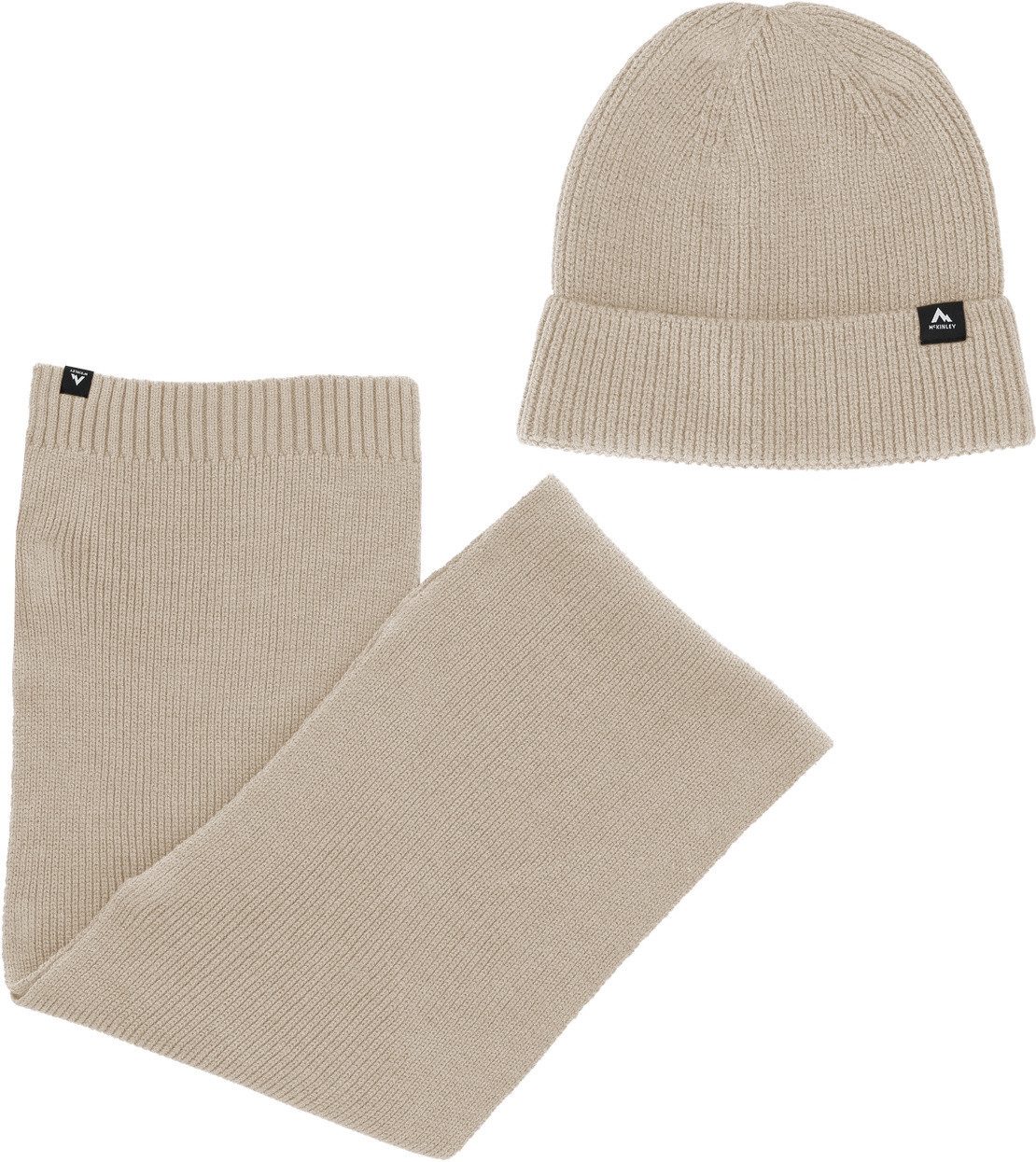 McKINLEY Strickmütze Ux.-Mütze Maic II + Scarf U GREY