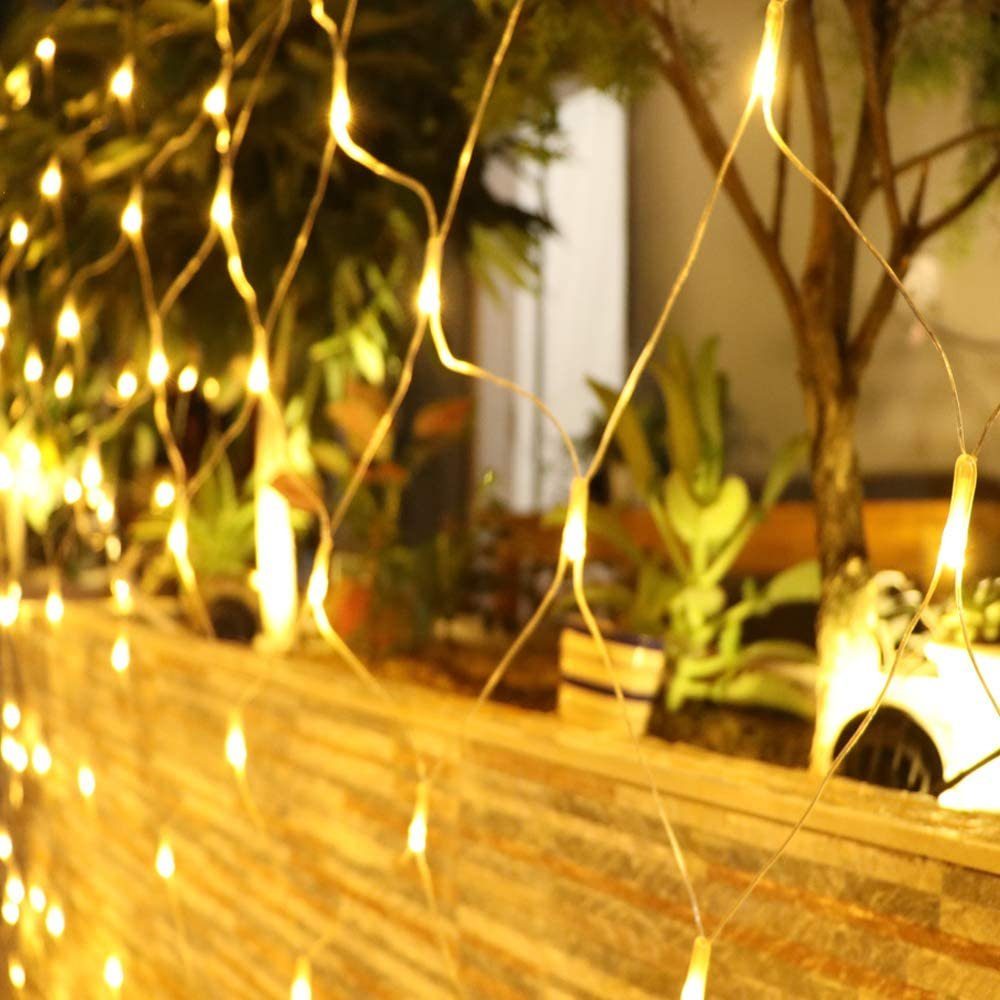 MUPOO LED-Lichternetz LED Lichternetz,Lichterkette Netz mit günstig online kaufen