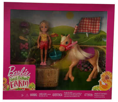 Mattel® Anziehpuppe Mattel Barbie GFF50 - Chelsea und Pony Spielset (2-tlg)
