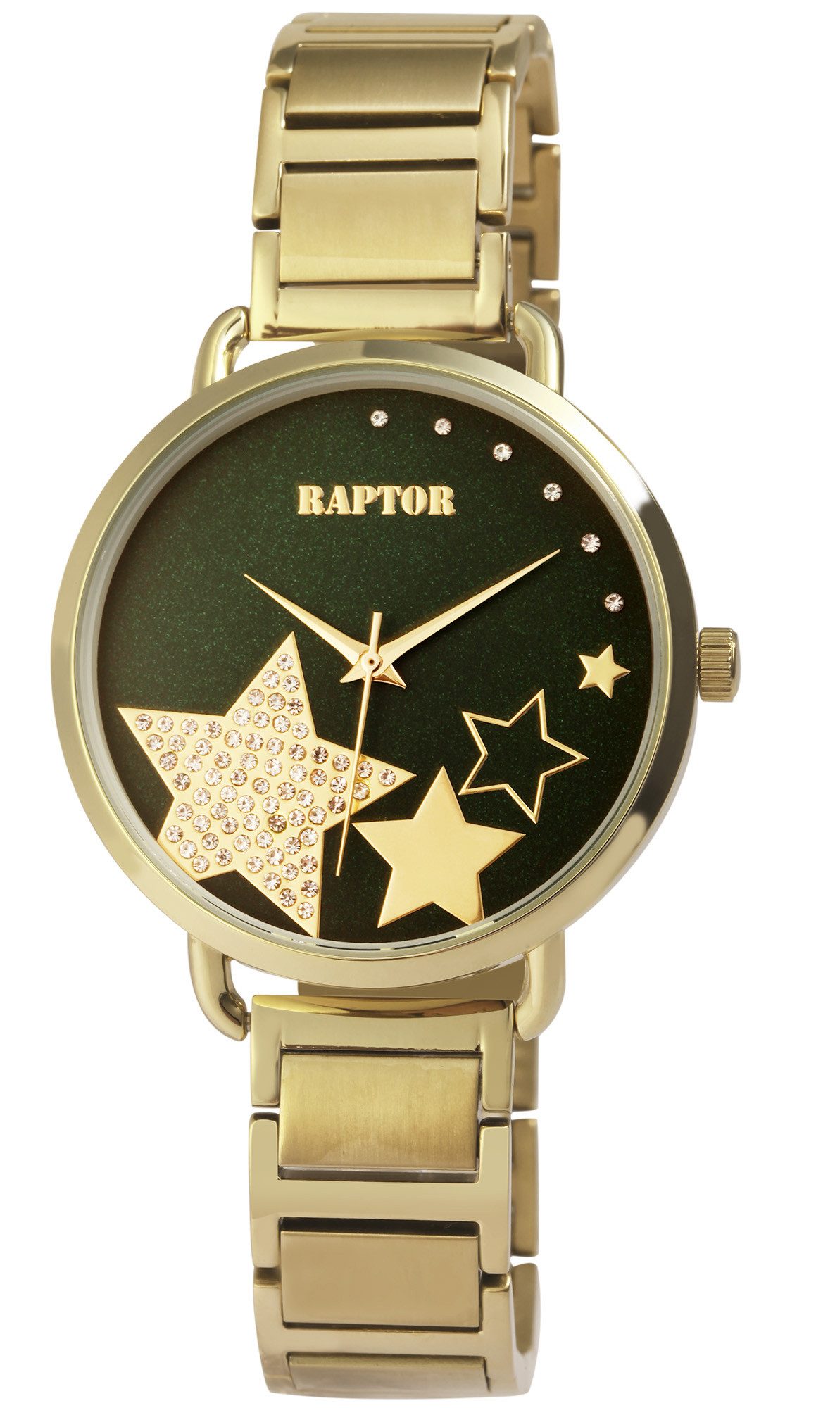 Raptor Quarzuhr Sina Raptor Damenuhr mit Edelstahlarmband