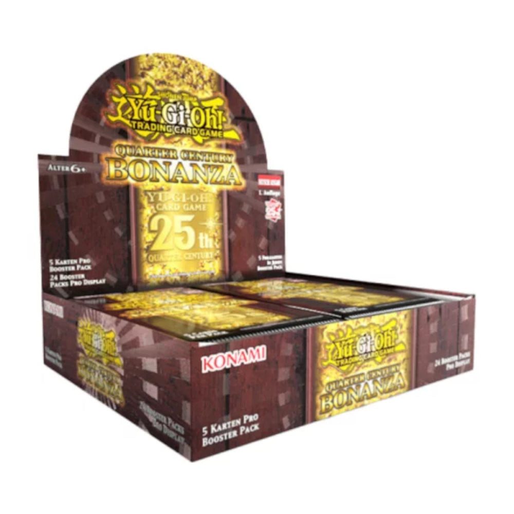 Konami Spiel Yu-Gi-Oh! Quarter Century Bonanza Display - deutsch