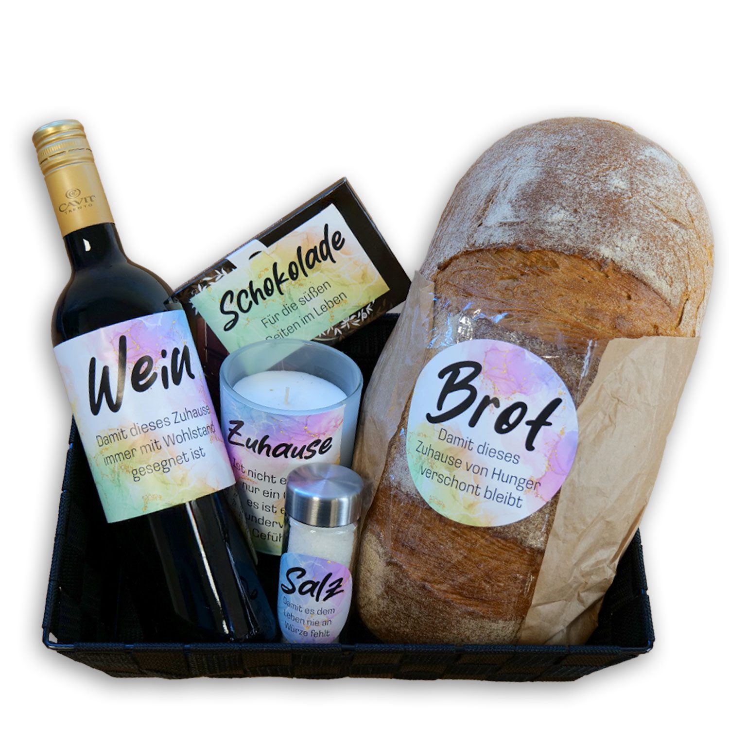 younikat Aufkleber younikat Aufkleber zum Einzug I 6 Stück I Brot Salz I dv1535