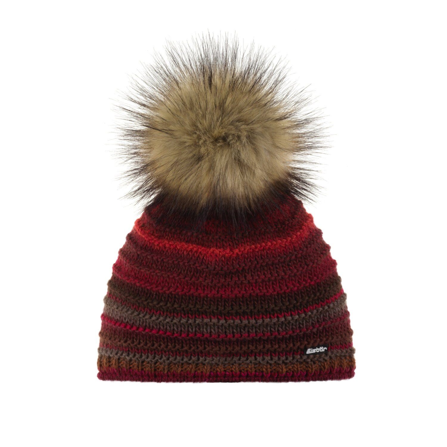 Eisbär Strickmütze Mütze mit Bommel Mikata Lux