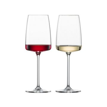 Zwiesel Glas Weinglas Vivid Senses Weingläser 363 ml 6er Set, Glas