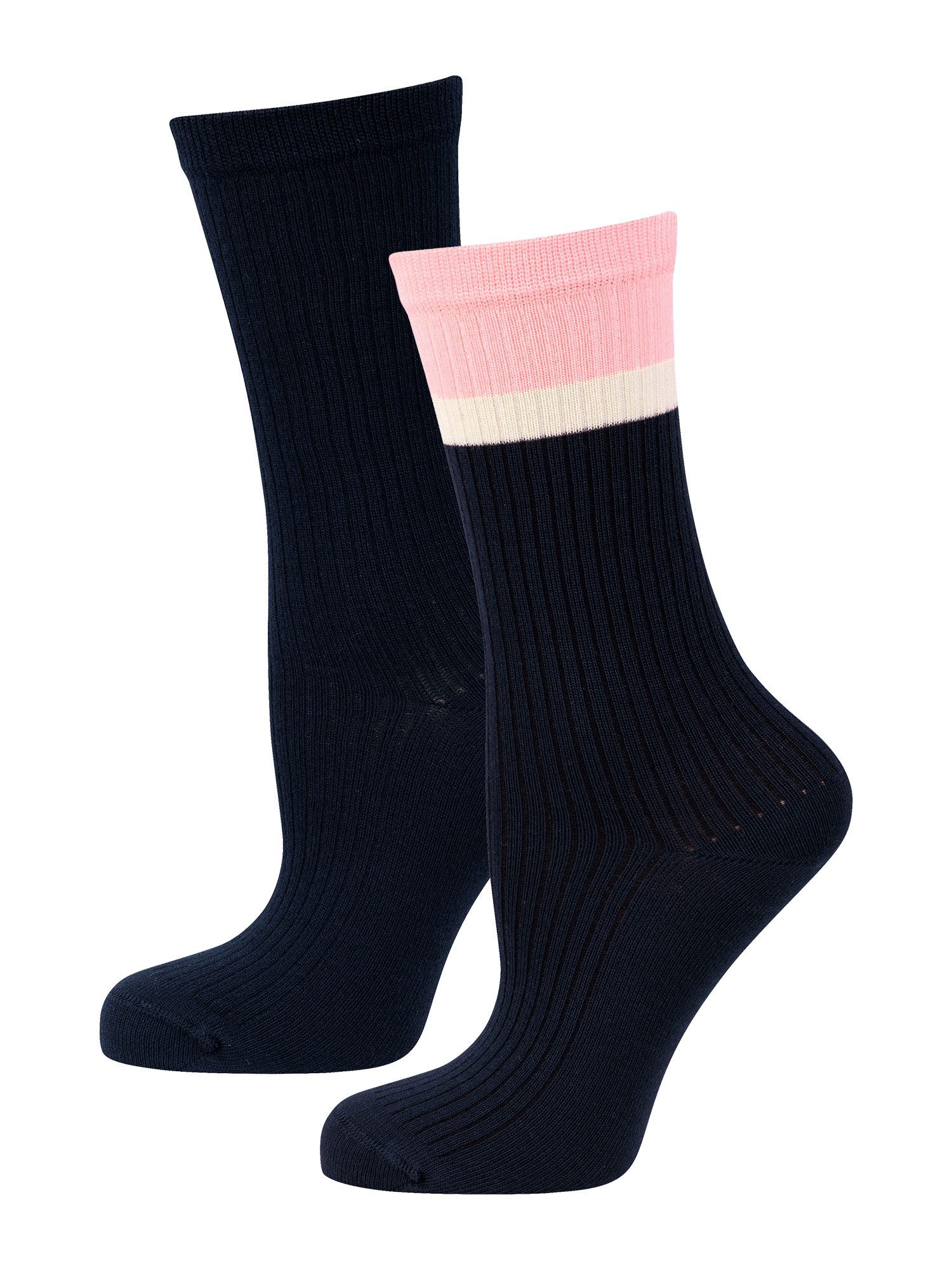 Basicsocken Soft Modal Ripp