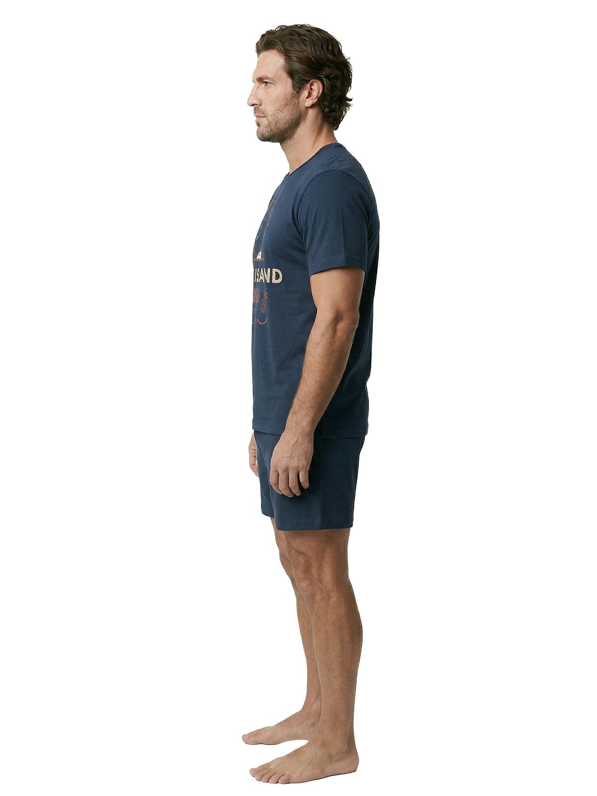 Henry Terre Shorty Pyjama Set Kurz - Island Chill Club