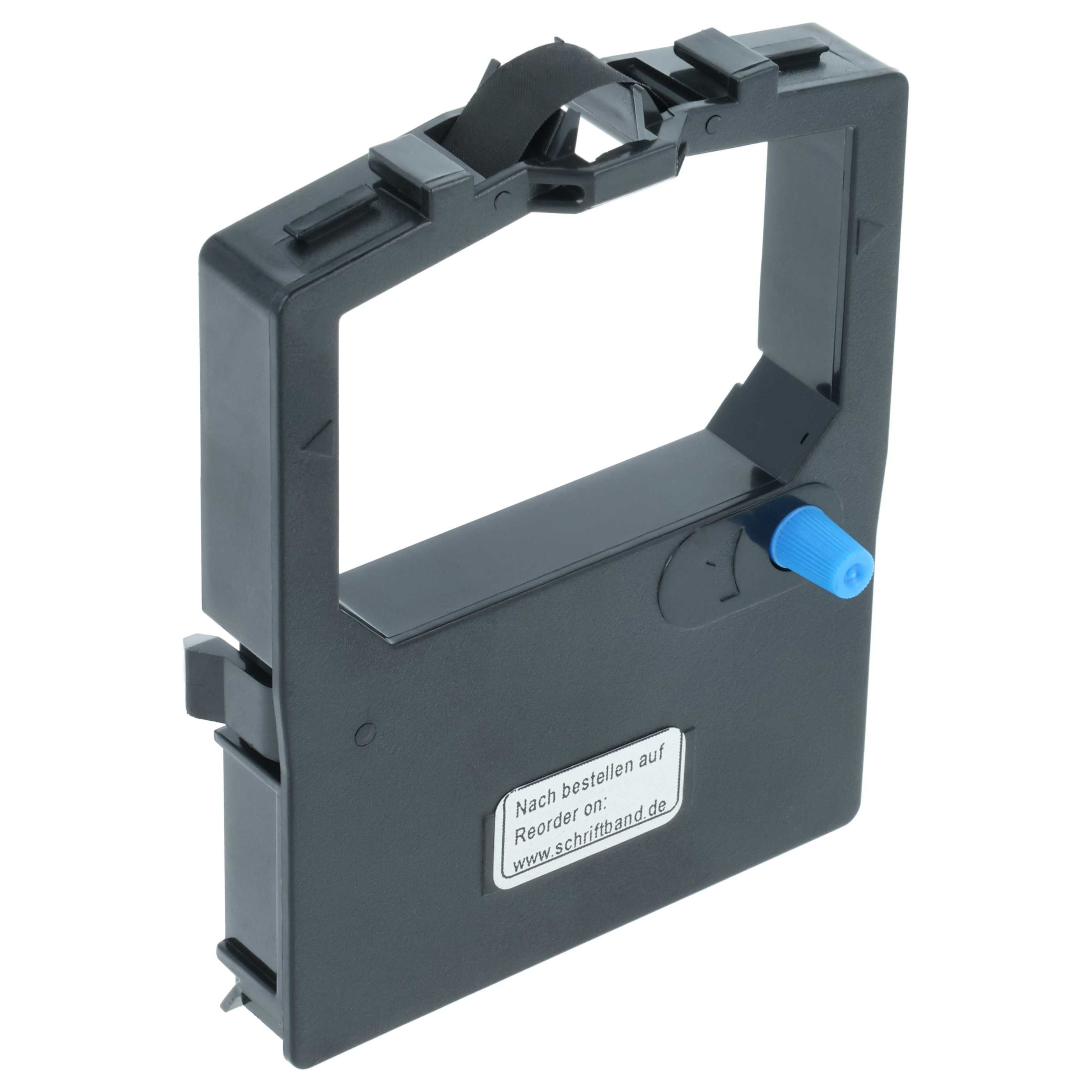 vhbw Beschriftungsband passend für OKI Microline ML 351, ML 385, ML 390 Plus, ML 390 Elite, Farbband, Nylonband für Ihren Nadeldrucker oder Bondrucker