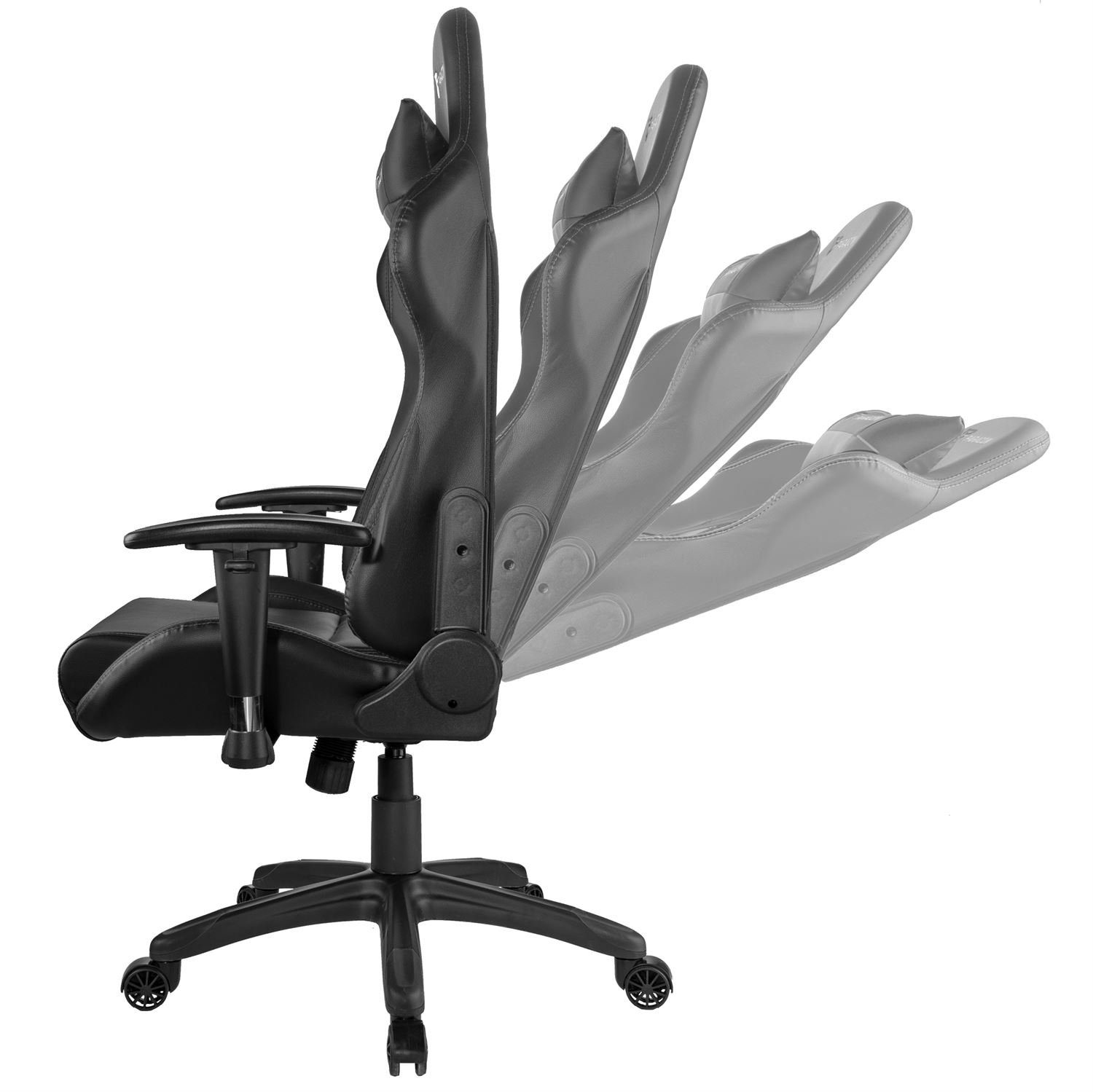 Schwarz Gaming-Stuhl Stuhl Rogue Paracon Nackenkissen inkl. Gaming ebuy24 und