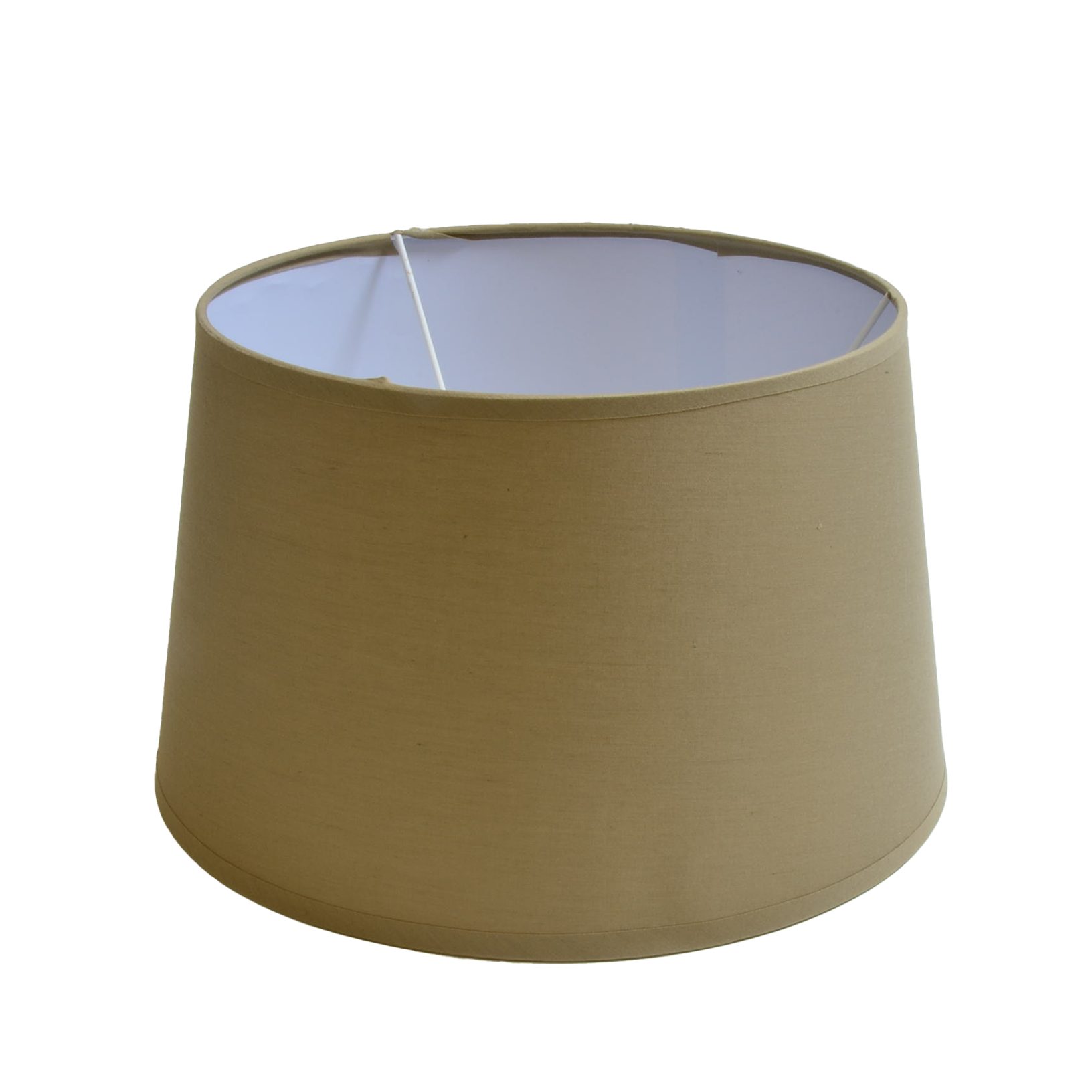 Lampenschirm Lampenschirm rund aus Stoff H 16 x Ø 25 cm für Tisch - Stehlampen