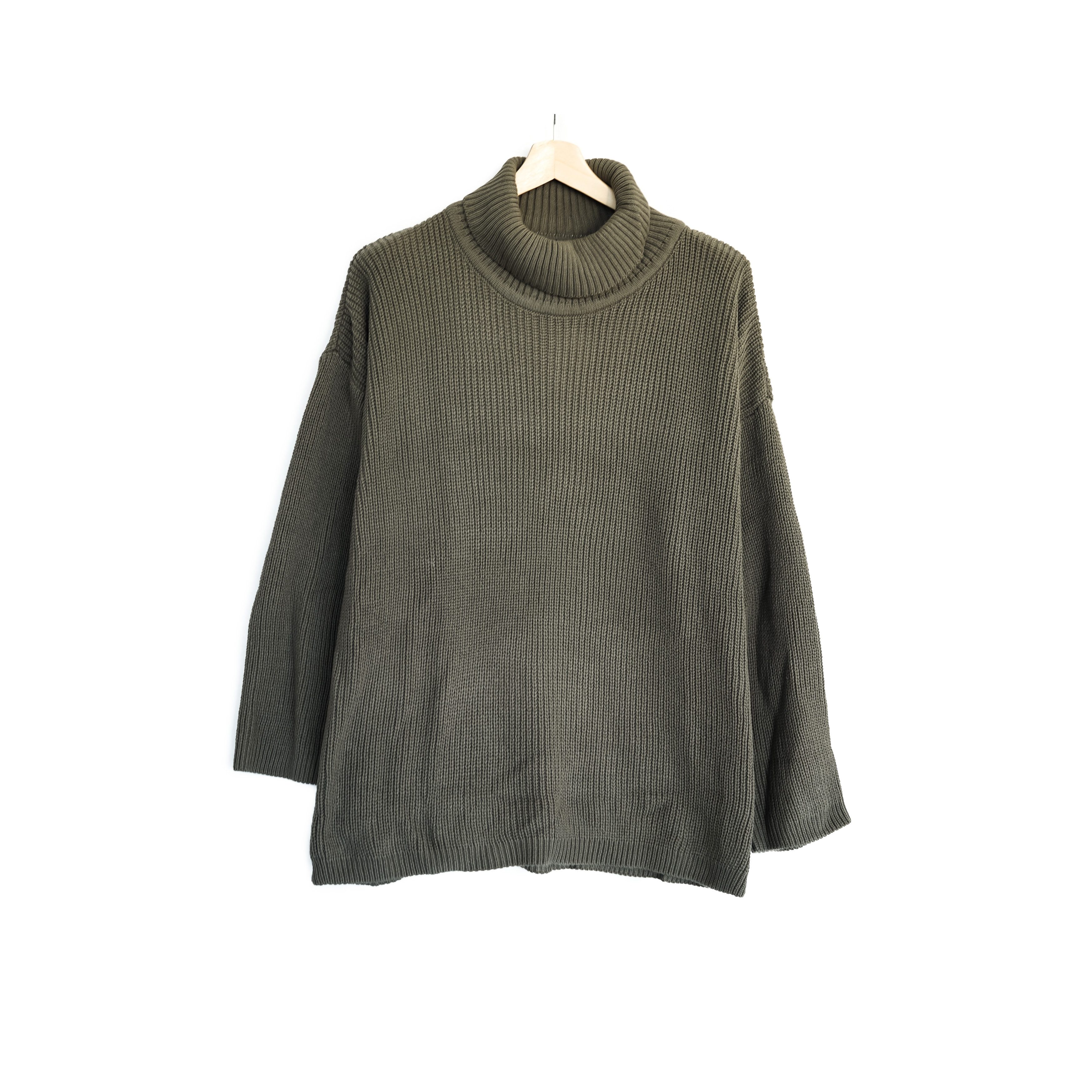 COFI Casuals Rollkragenpullover Männer Pullover mit Rollkragen, Drop Shoulder Oversize Fit Herren