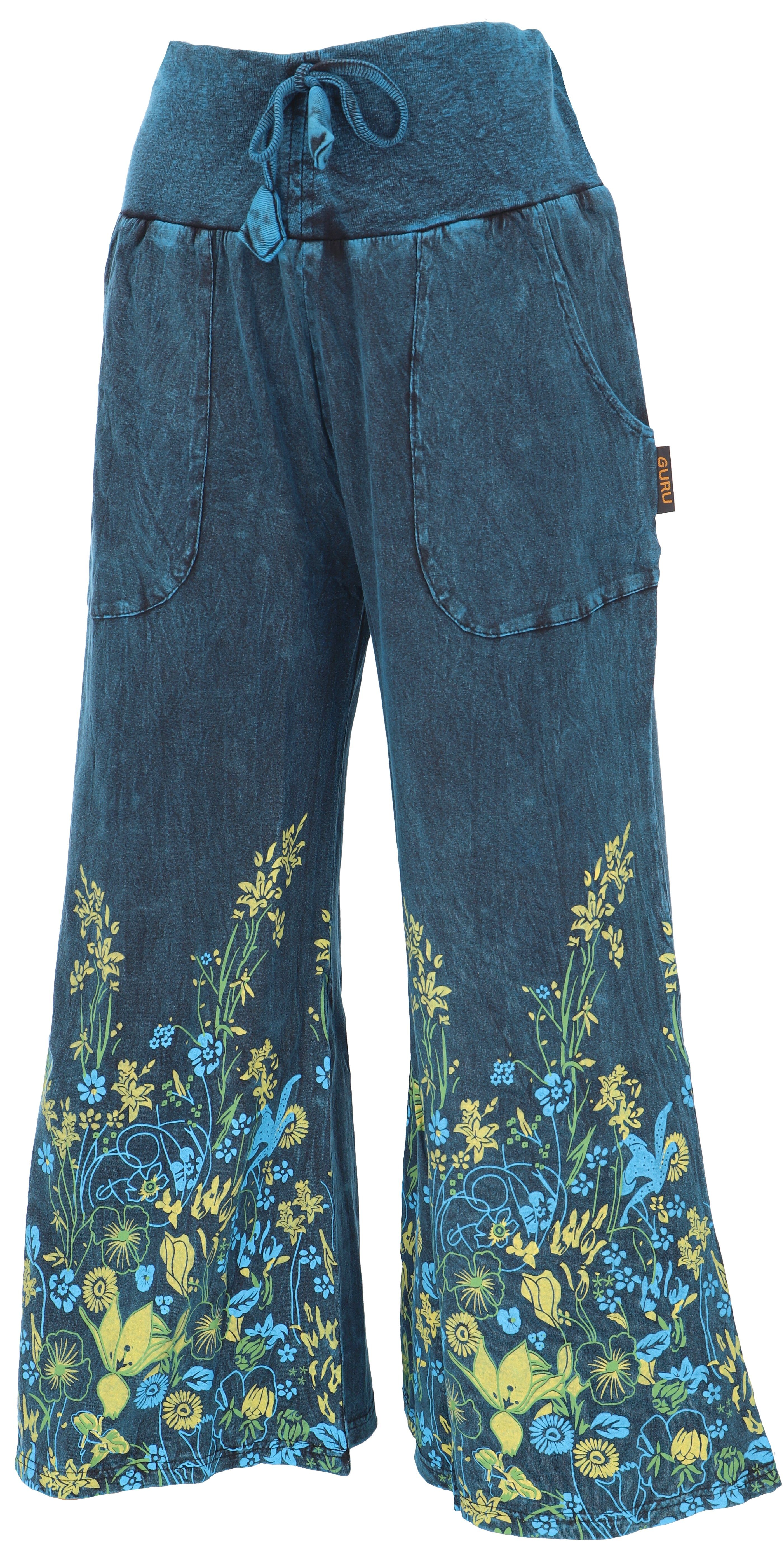 Guru-Shop Relaxhose Palazzohose, Boho Baumwollhose, Hosenrock mit.. alterna günstig online kaufen